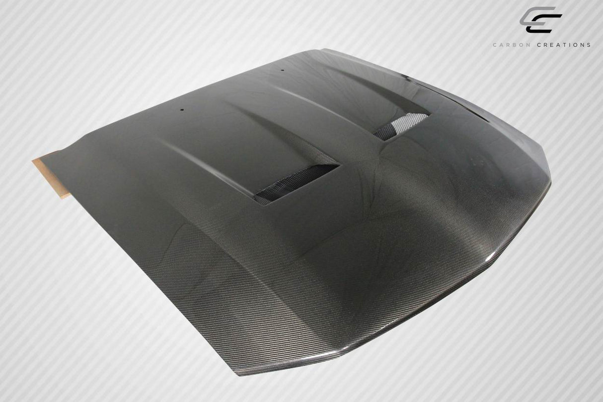 2005-2009 Ford Mustang Carbon Creations DriTech CVX Hood - 1 Piece