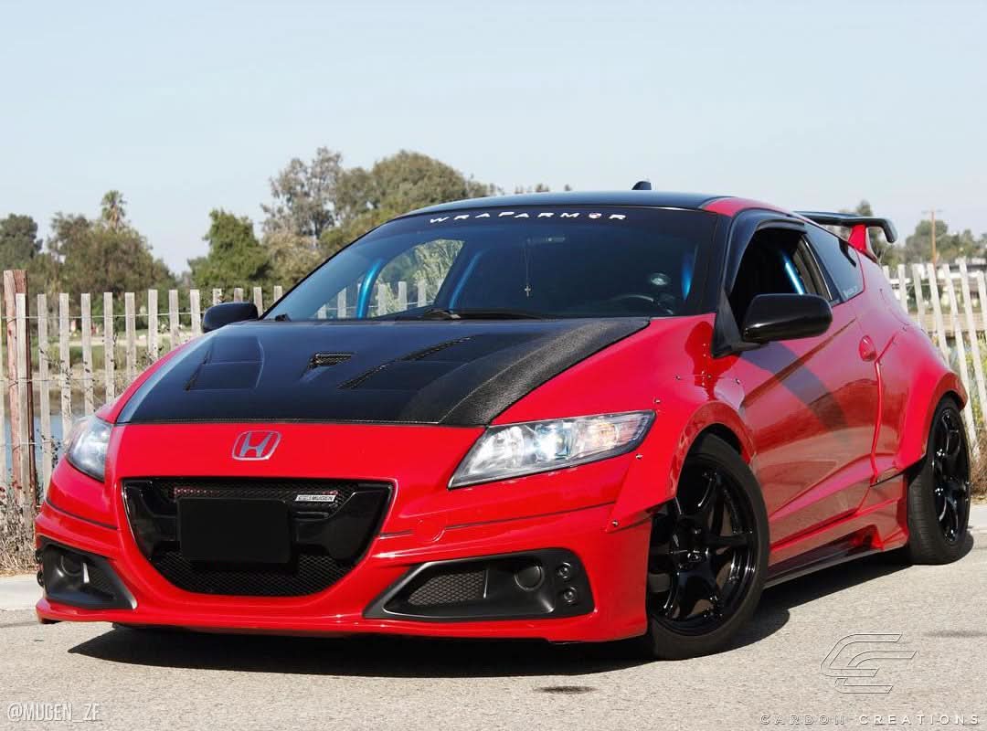 2011-2016 Honda CR-Z DriTech AM-S Style Hood - Carbon Fiber