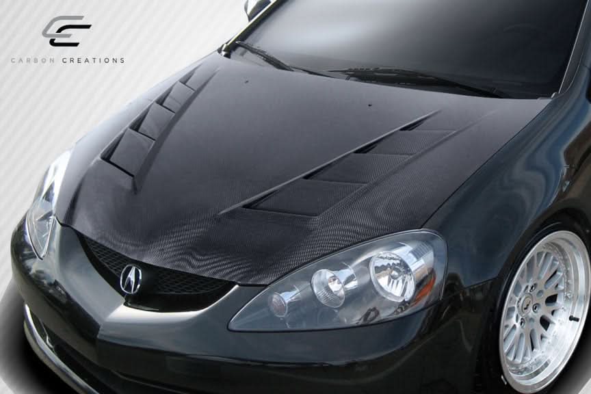 2002-2006 Acura RSX DriTech TS-2 Style Hood - Carbon Fiber