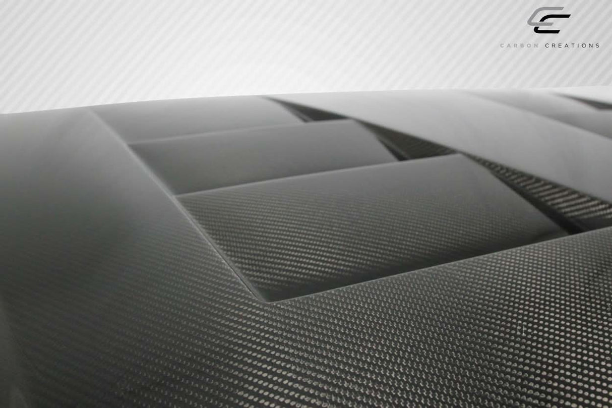 2013-2016 Hyundai Genesis Coupe TS-1 Style Hood - Carbon Fiber