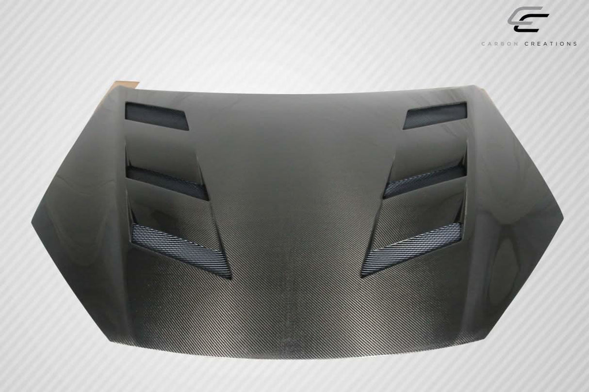 2013-2016 Hyundai Genesis Coupe AM-S Style Hood - Carbon Fiber
