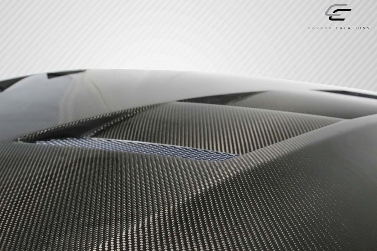 2013-2016 Hyundai Genesis Coupe AM-S Style Hood - Carbon Fiber