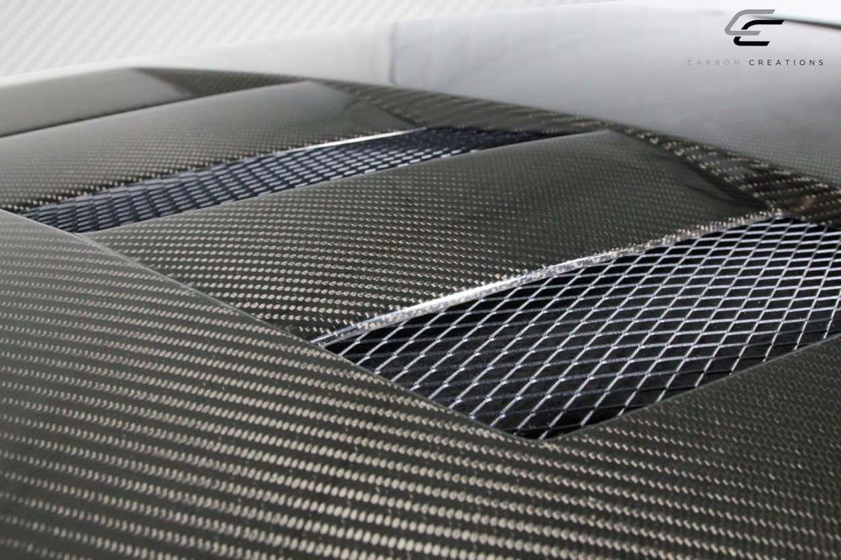 2012-2017 Hyundai Veloster AM-S Style Hood - Dry Carbon