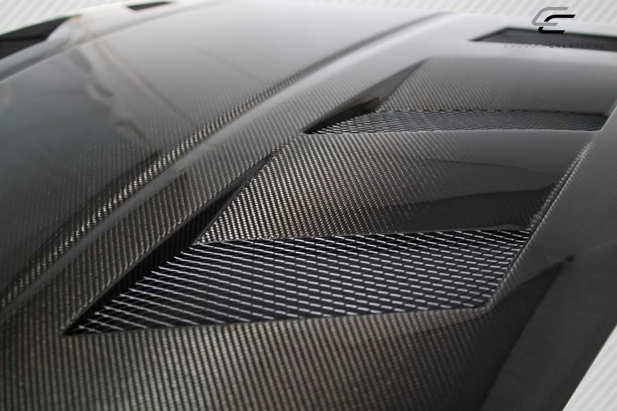 2007-2008 Nissan 350Z AM-S Style Hood - Carbon Fiber