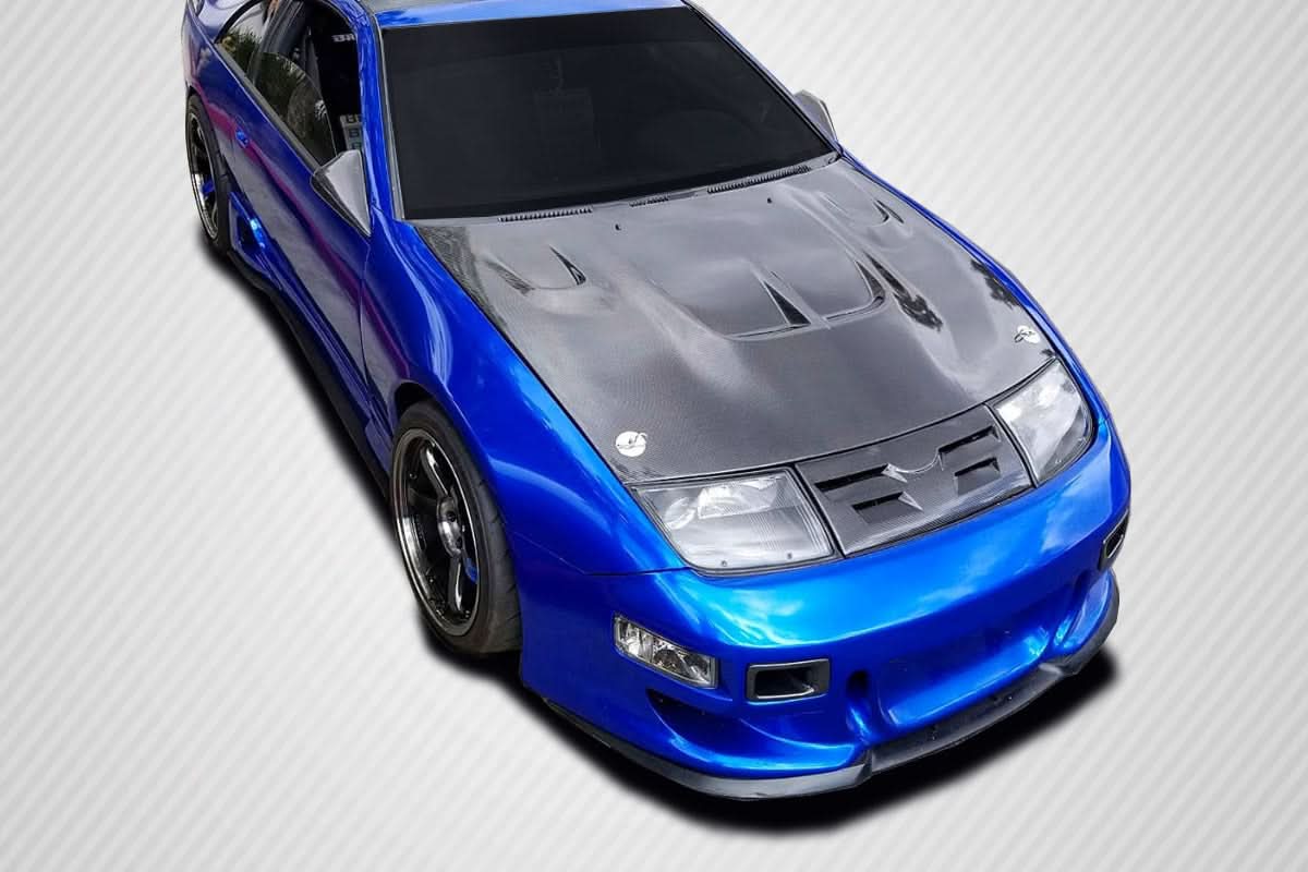 1990-1996 Nissan 300ZX Type B Style Hood - Carbon Fiber