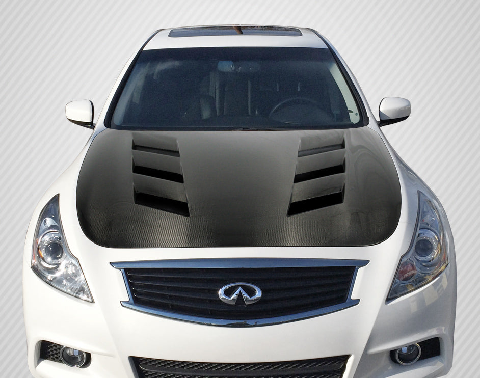 2007-2013 Infiniti G Sedan G25 G35 G37 / 2015 Q40 Carbon Creations DriTech AM-S Hood - 1 Piece