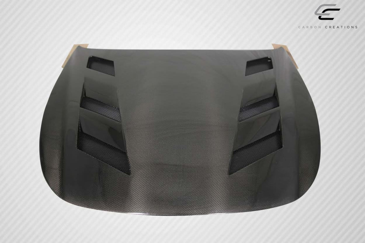 2008-2015 Infiniti G37/Q60 AM-S Style Hood - Carbon Fiber