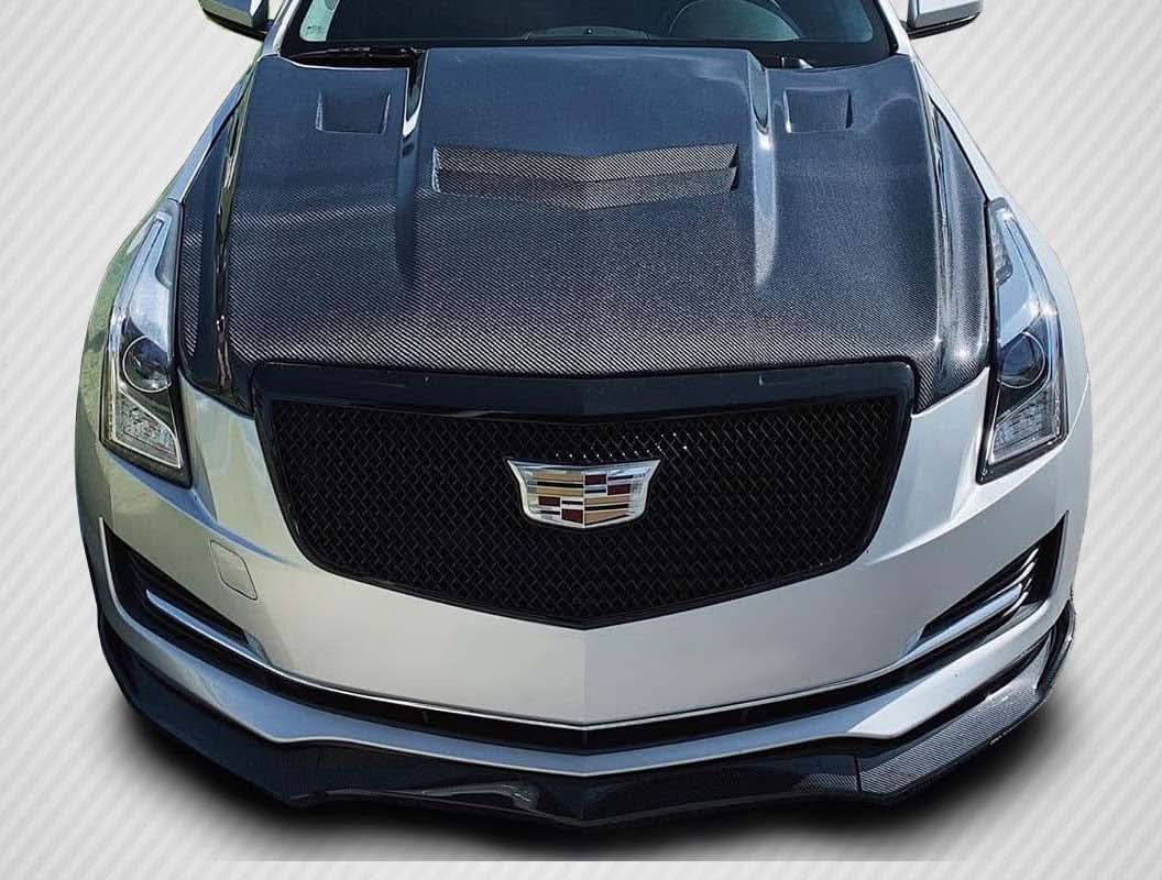 2012-2019 Cadillac ATS AC-1 Style Hood - Carbon Fiber