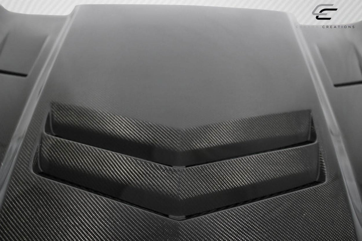 2012-2019 Cadillac ATS AC-1 Style Hood - Carbon Fiber