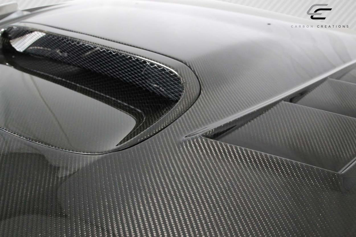 2008-2014 Subaru Impreza WRX STI TS-1 Style Hood - Dry Carbon