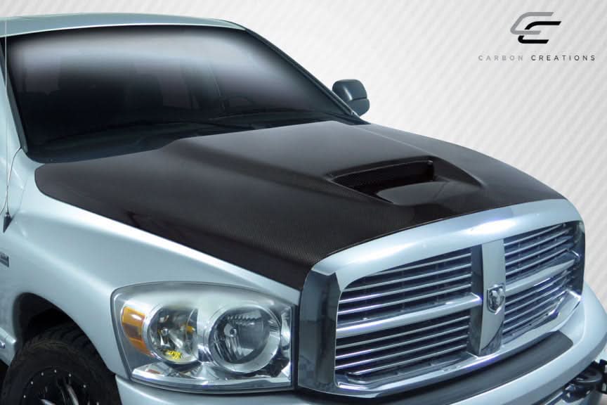 2002-2008 Dodge Ram 1500 / 2003-2009 Ram 2500 3500 SRT Look Hood