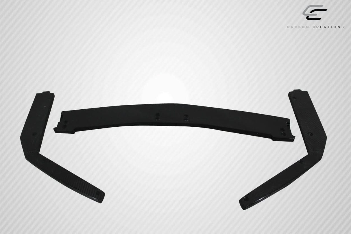 2009-2014 Cadillac CTS-V G2 Style Front Splitter - 3 Piece Carbon Fiber