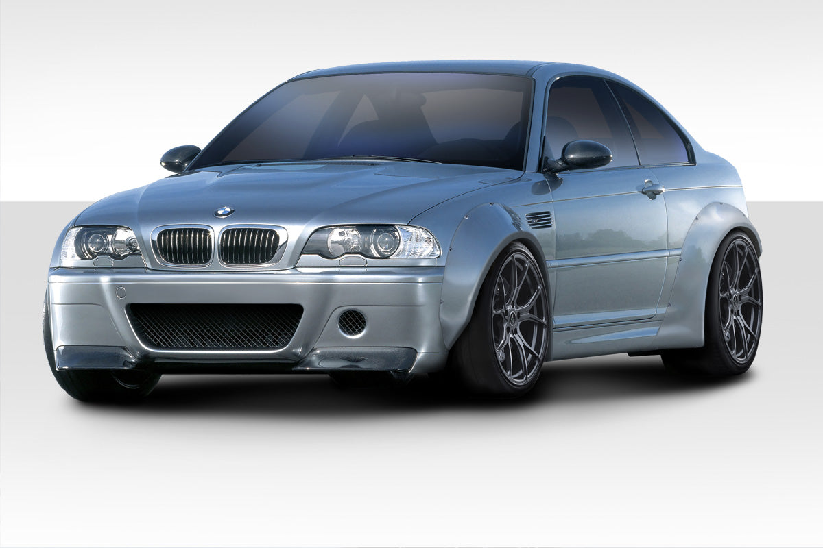 2001-2006 BMW M3 Circuit Style 50mm Fender Flares Kit - FRP