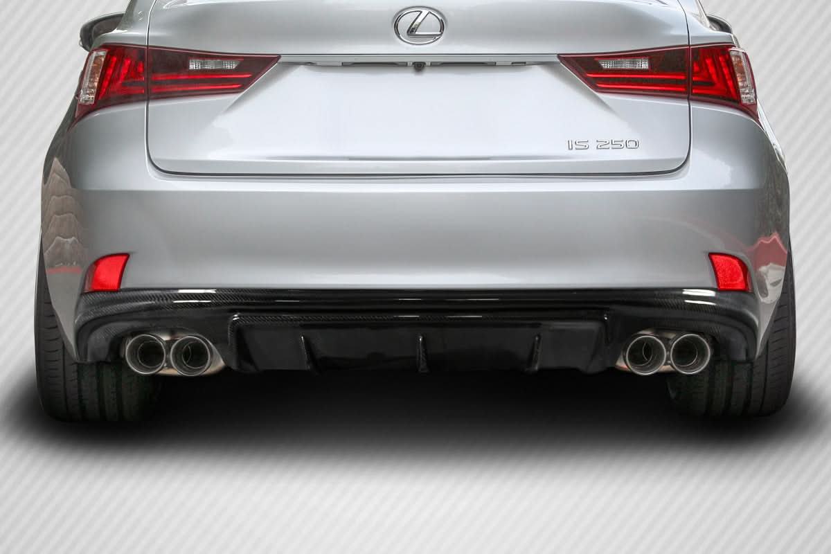 2014-2016 Lexus IS250/IS350 AM Design Style Rear Diffuser - Carbon