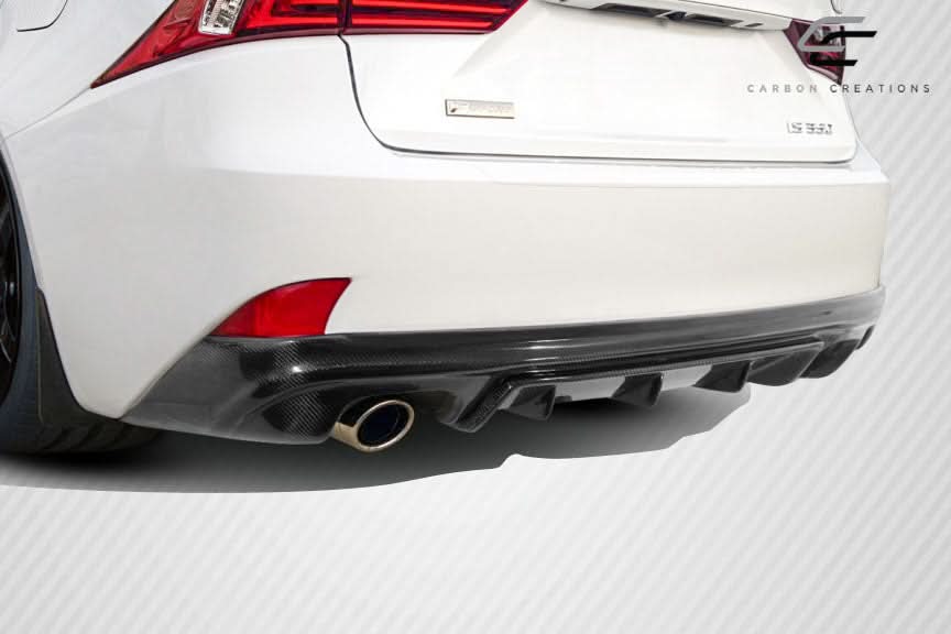 2014-2016 Lexus IS250/IS350 AM Design Style Rear Diffuser - Carbon