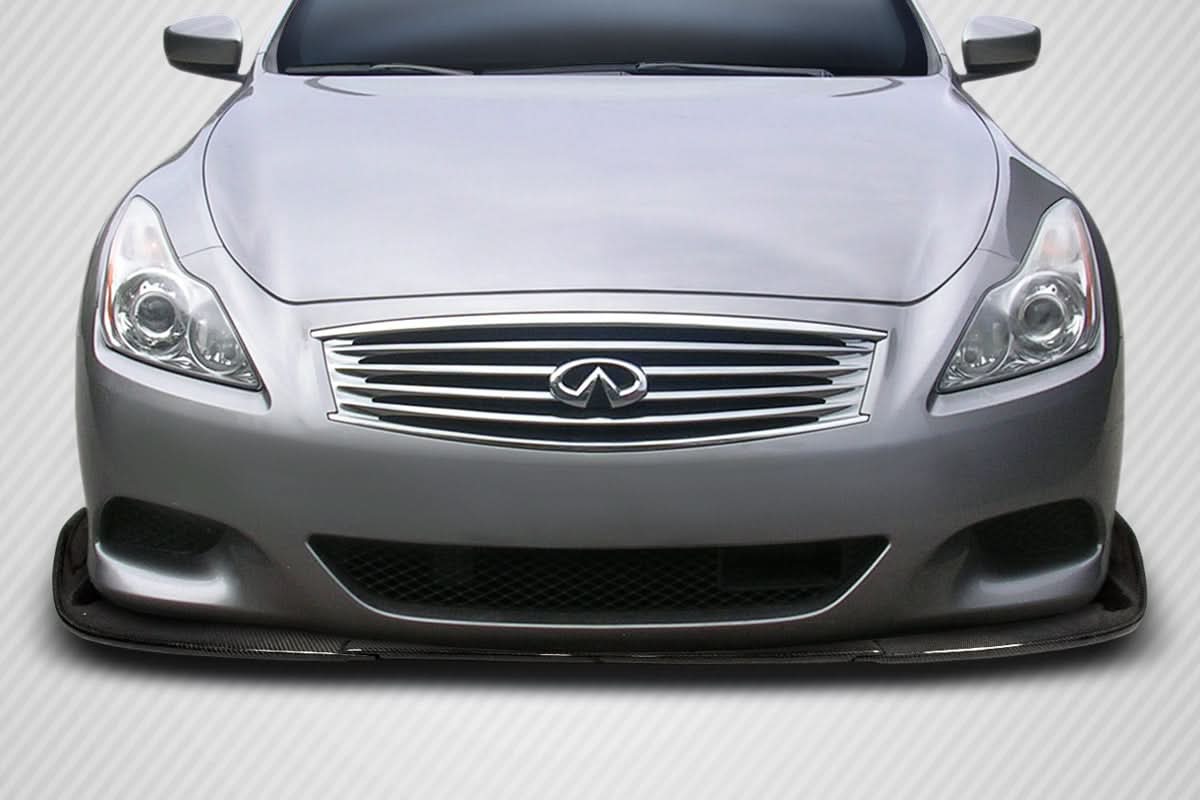 2008-2015 Infiniti G37 Q60 Chronos Style Front Lip Spoiler - Carbon