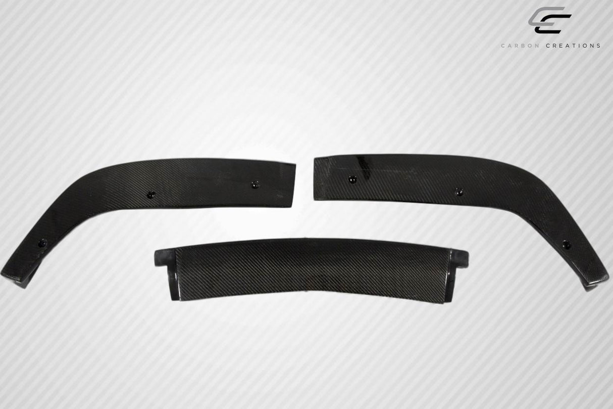 2008-2015 Infiniti G Coupe G37 Q60 Carbon Creations Chronos Front Lip Spoiler - 3 Piece