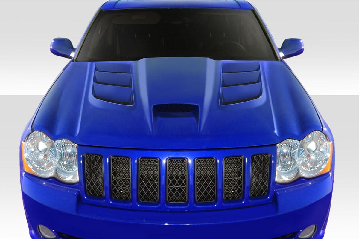2005-2010 Jeep Grand Cherokee Viper Look Hood - 1 Piece - FRP