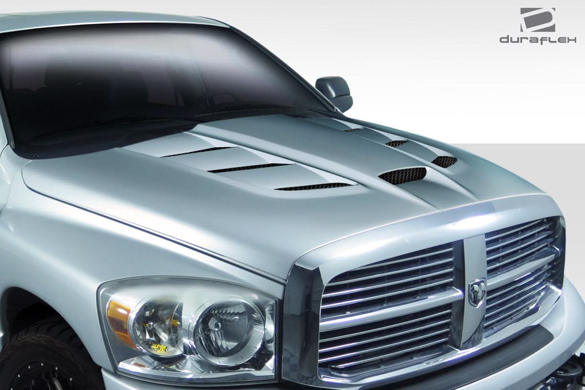 2002-2008 Dodge Ram Viper Look Hood - 1 Piece - FRP