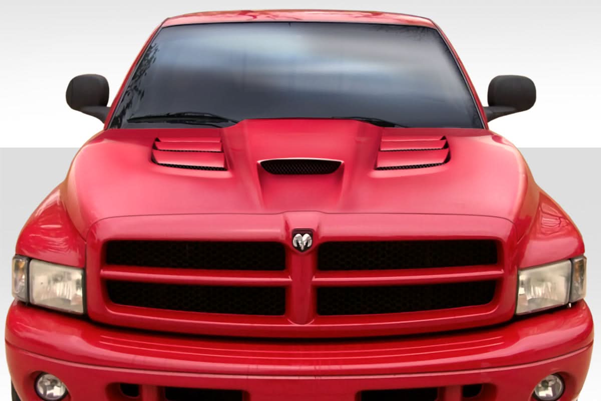 1994-2001 Dodge Ram Viper Look Hood - 1 Piece - FRP