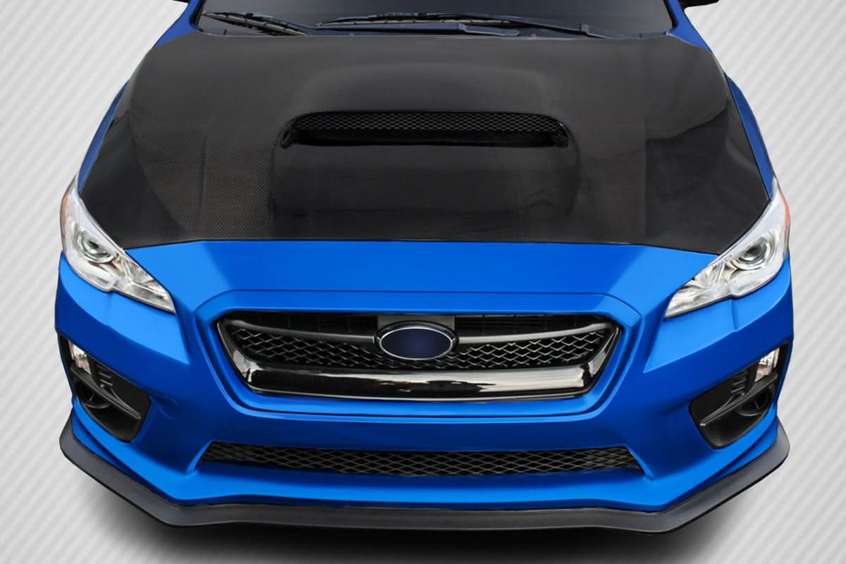 2015-2021 Subaru WRX Dritech OEM Look Hood - Carbon Fiber