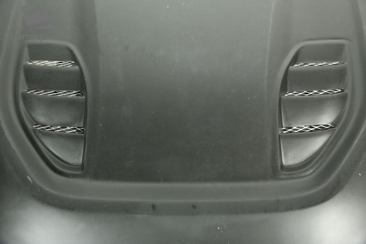 1997-2006 Jeep Wrangler Power Dome Style Hood - 1 Piece - FRP
