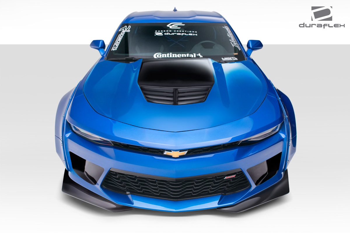 2016-2018 Chevrolet Camaro Duraflex Grid Front Bumper - 1 Piece ( With Integrated front bumper air ducts and front splitters)