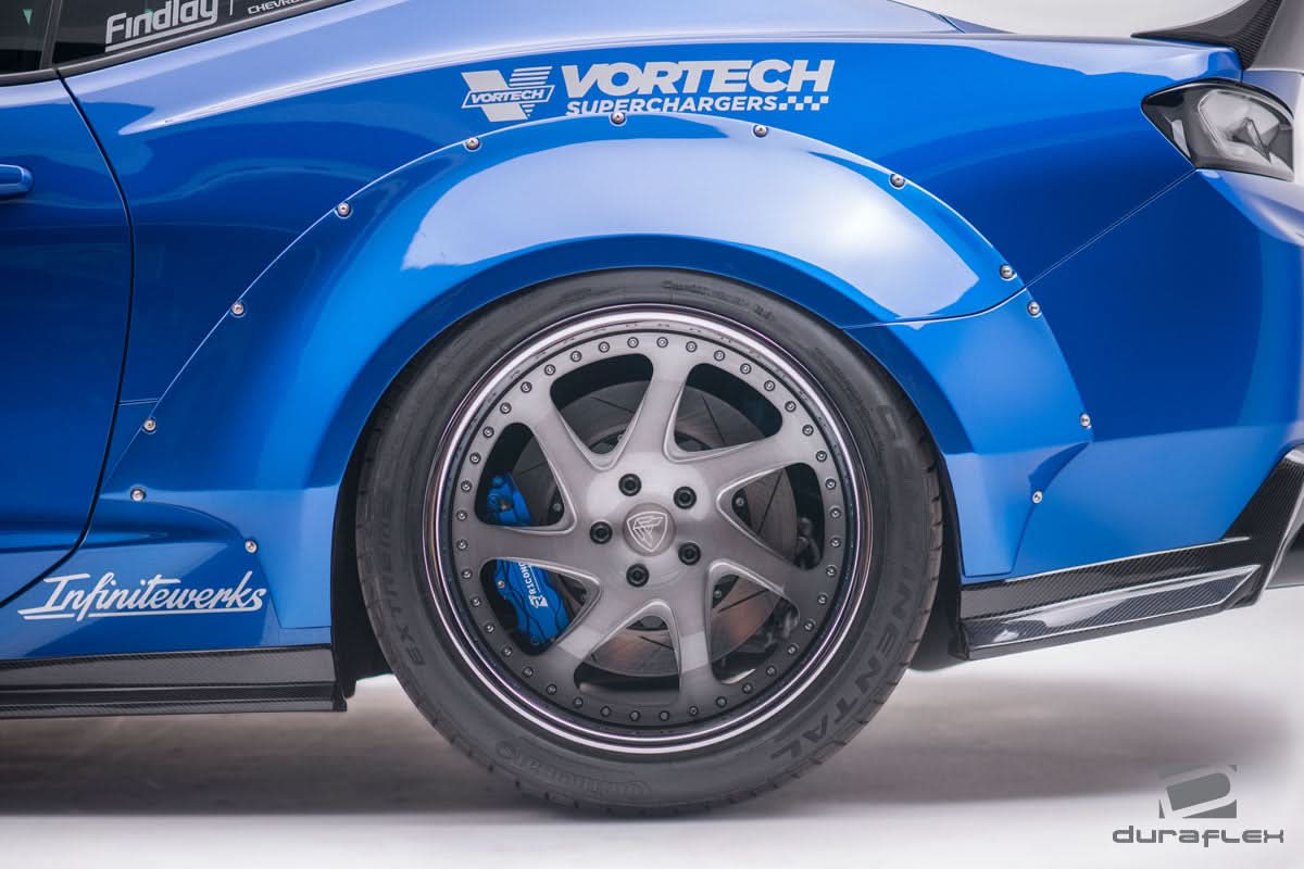 2016-2018 Chevrolet Camaro Grid Style Rear Fender Flares - FRP
