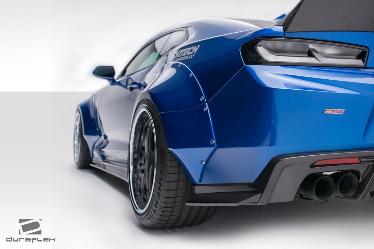 2016-2018 Chevrolet Camaro Grid Style Rear Fender Flares - FRP