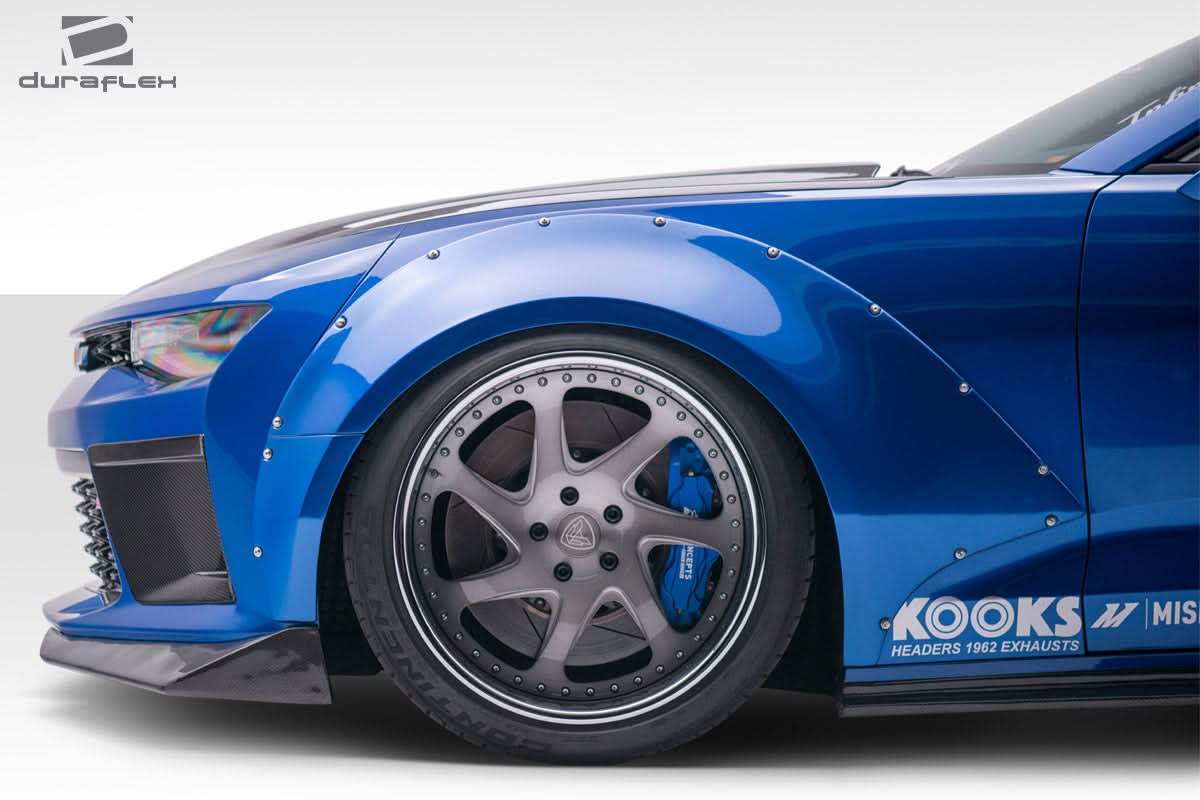 2016-2018 Chevrolet Camaro Grid Style Front Fender Flares - 4 Piece