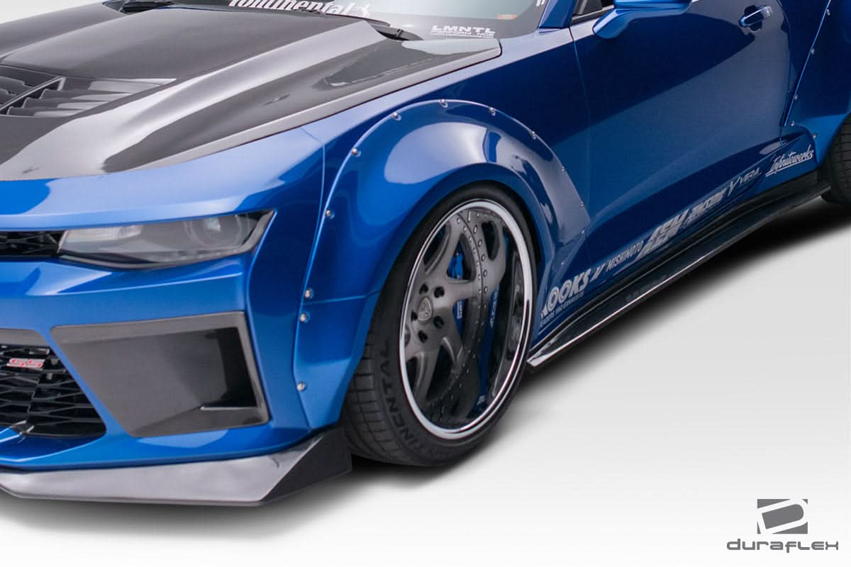 2016-2018 Chevrolet Camaro Grid Style Front Fender Flares - 4 Piece