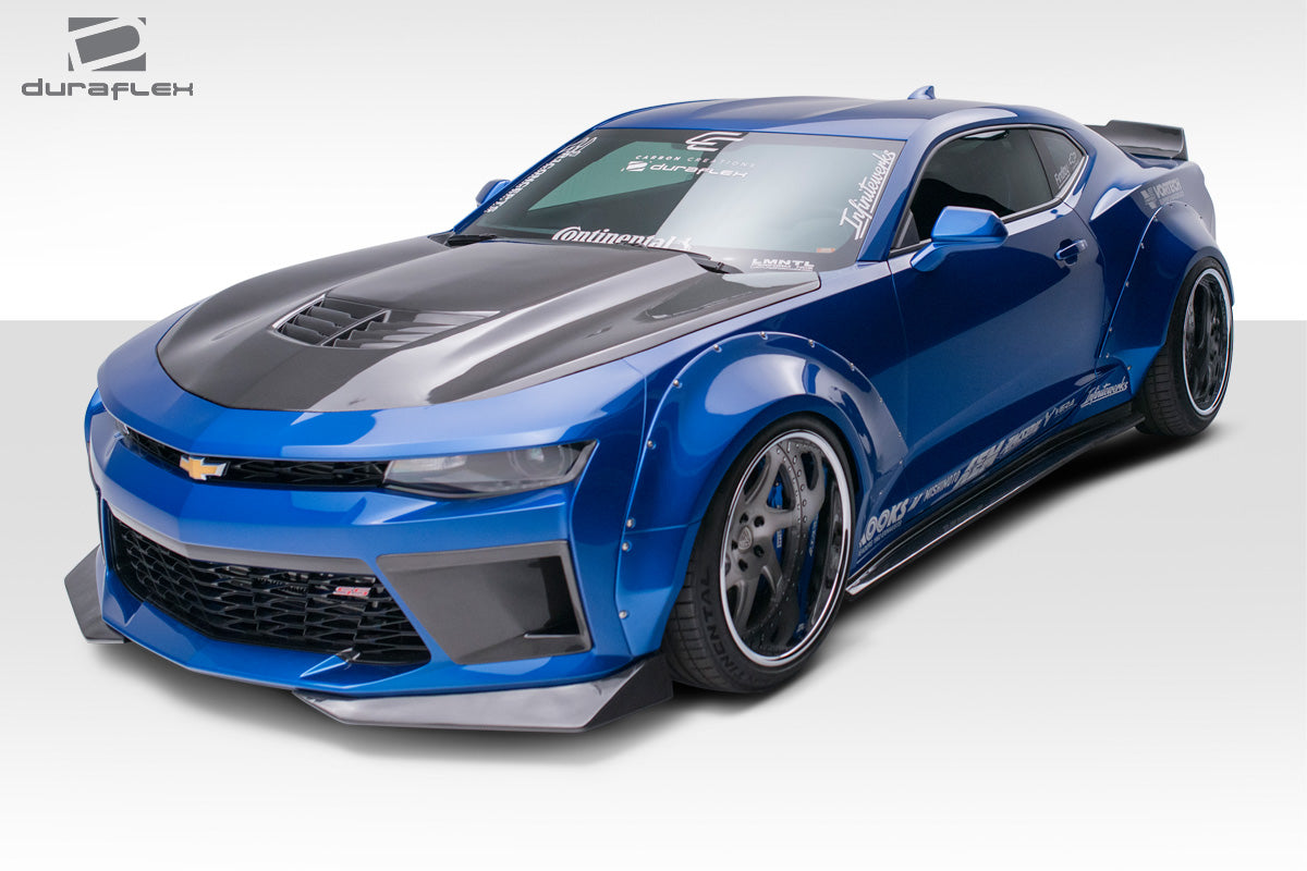 2016-2018 Chevrolet Camaro Duraflex Grid Front Fender Flares - 4 Piece