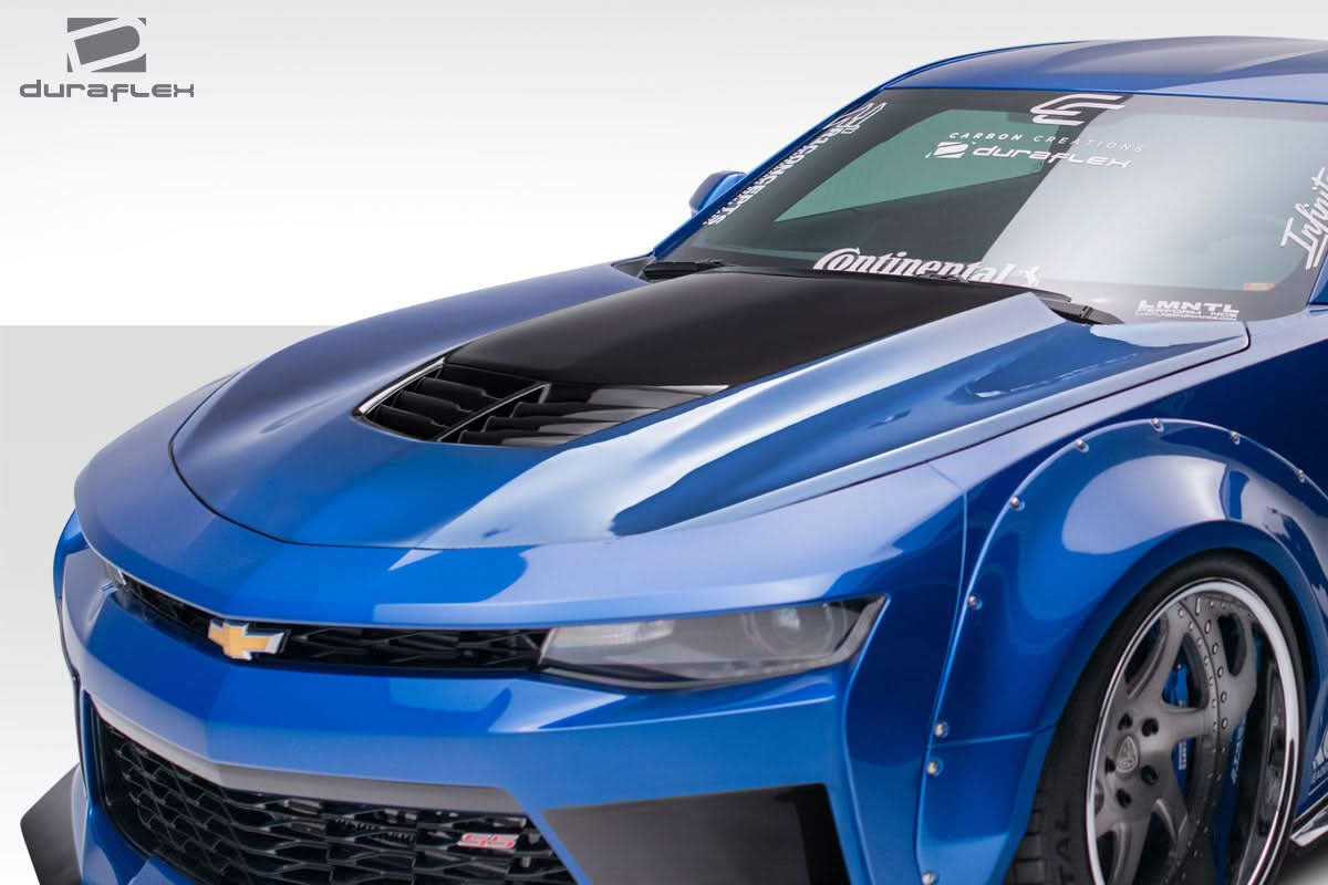 2016-2023 Chevrolet Camaro Grid Style Hood - 1 Piece - FRP