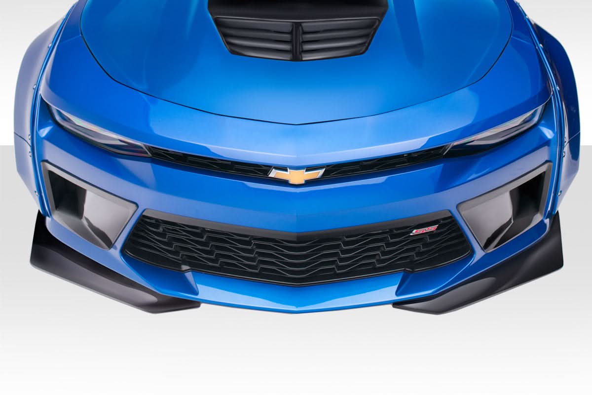 2016-2018 Chevrolet Camaro Grid Style Front Bumper Air Duct Extensions - FRP