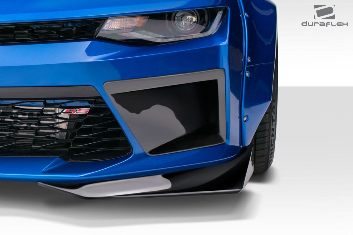 2016-2018 Chevrolet Camaro Grid Style Front Bumper Air Duct Extensions - FRP