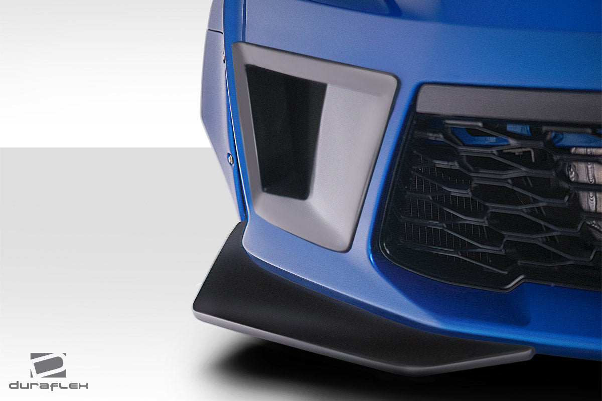 2016-2018 Chevrolet Camaro V8 Duraflex Grid Front Bumper Air Duct Extensions Add Ons Spat Extensions - 2 Piece