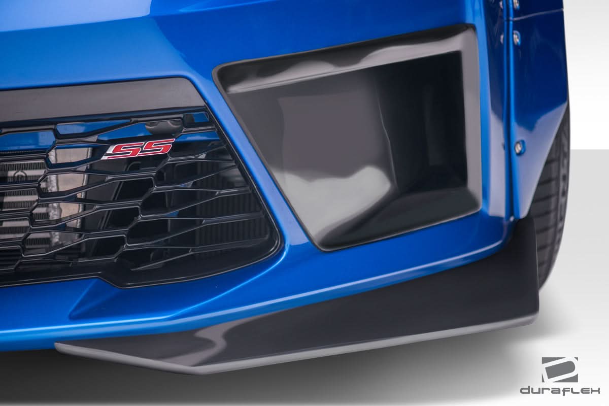 2016-2018 Chevrolet Camaro Grid Style Front Bumper Air Duct Extensions - FRP