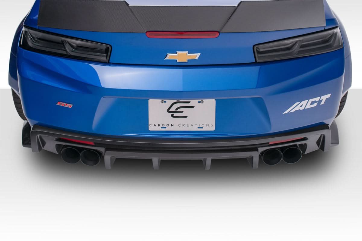 2016-2018 Chevrolet Camaro Grid Style Rear Diffuser - FRP