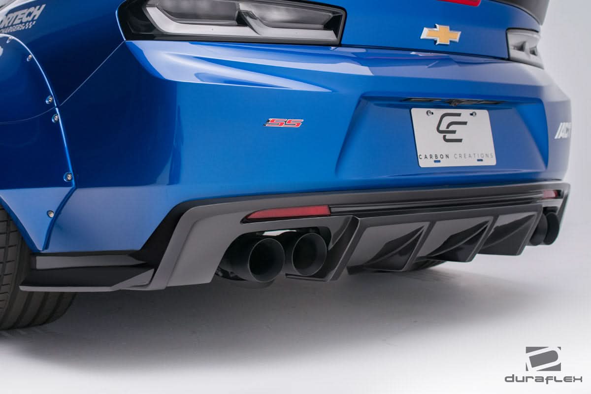 2016-2018 Chevrolet Camaro Grid Style Rear Diffuser - FRP