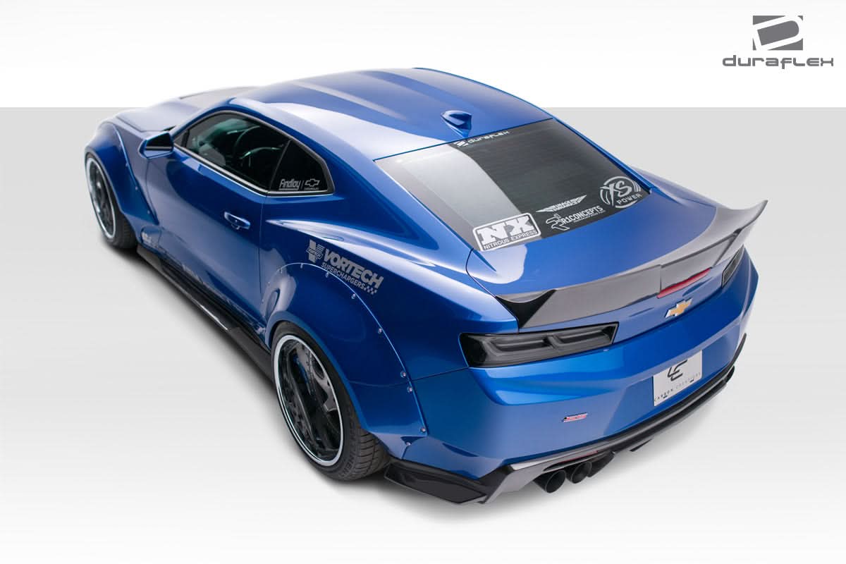 2016-2018 Chevrolet Camaro Grid Style Rear Diffuser - FRP