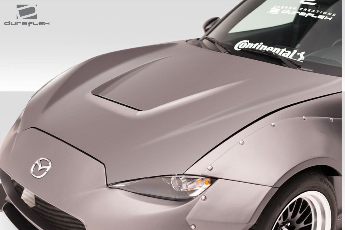 2016-2025 Mazda Miata Circuit Style Hood - 1 Piece - FRP