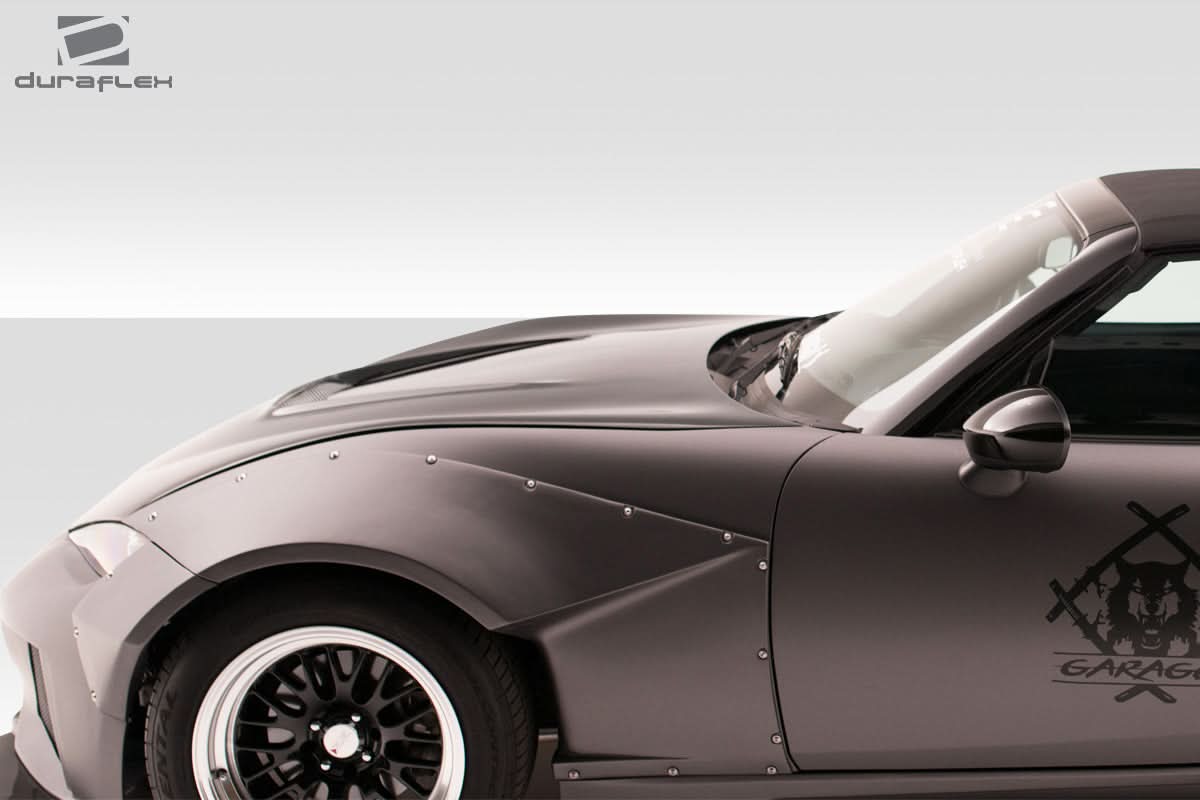 2016-2025 Mazda Miata Circuit Style Hood - 1 Piece - FRP