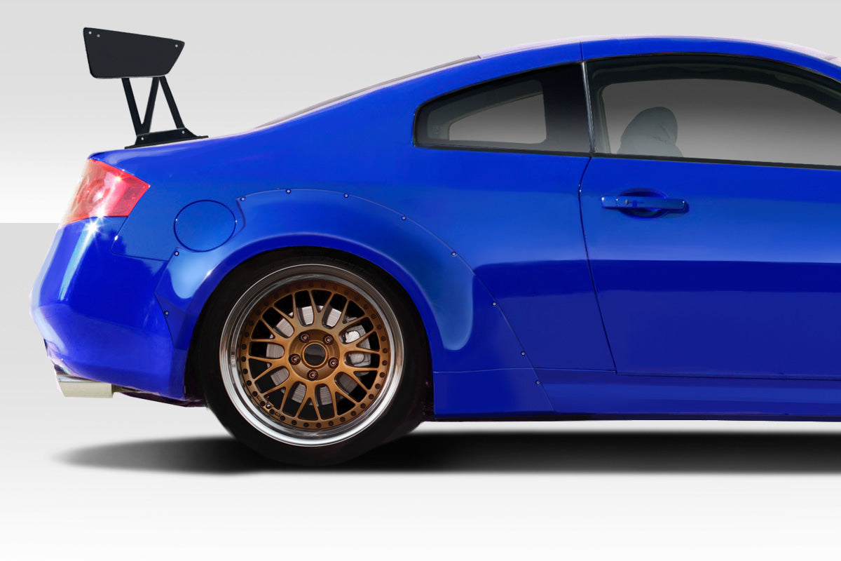 2003-2007 Infiniti G35 Circuit Style 75mm Fender Flares Kit - 8 Piece