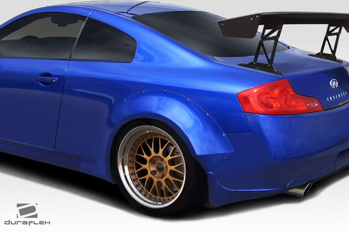 2003-2007 Infiniti G35 Circuit Style Rear Fender Flares - FRP