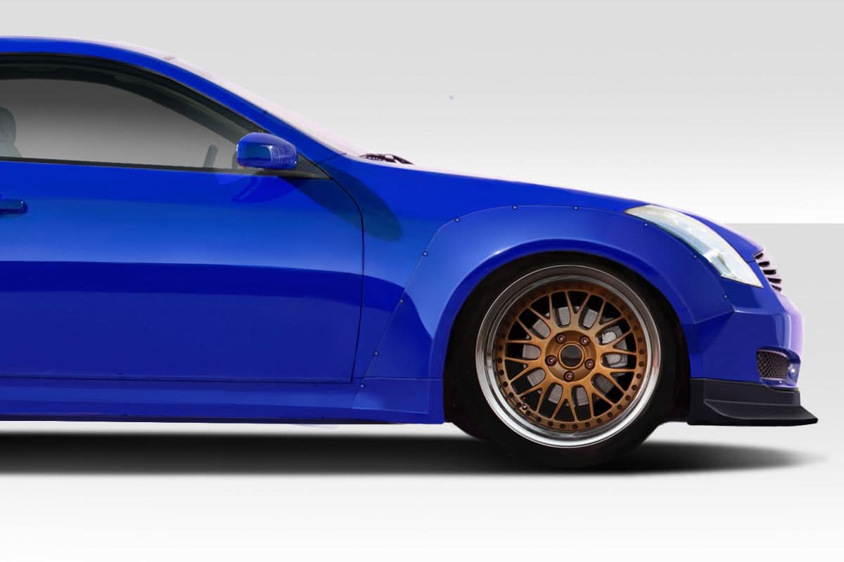 2003-2007 Infiniti G35 Circuit Style 75mm Fender Flares Kit - 8 Piece