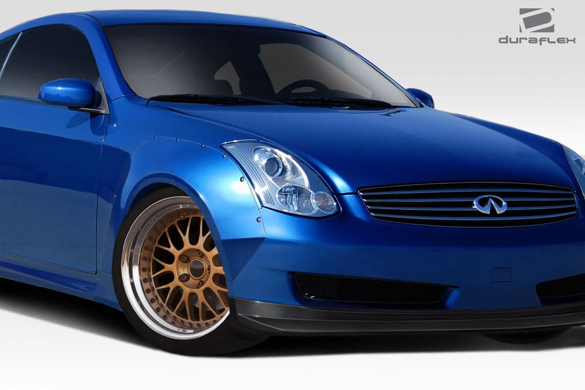 2003-2007 Infiniti G35 Circuit Style Front Fender Flares - 2 Piece