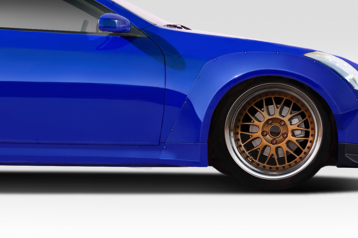2003-2007 Infiniti G Coupe G35 Duraflex Circuit 75mm Fender Flares Kit (Sport version)- 8 Piece