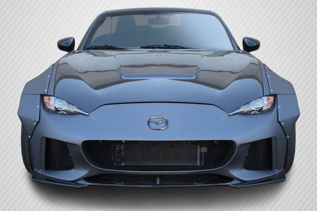 2016-2025 Mazda Miata Circuit Style Hood - Carbon Fiber