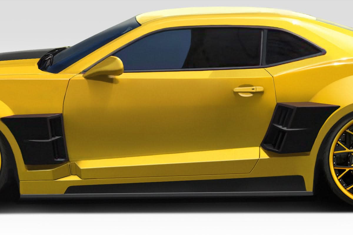 2010-2013 Chevrolet Camaro CCG Style Wide Body Side Skirts - 4 Piece