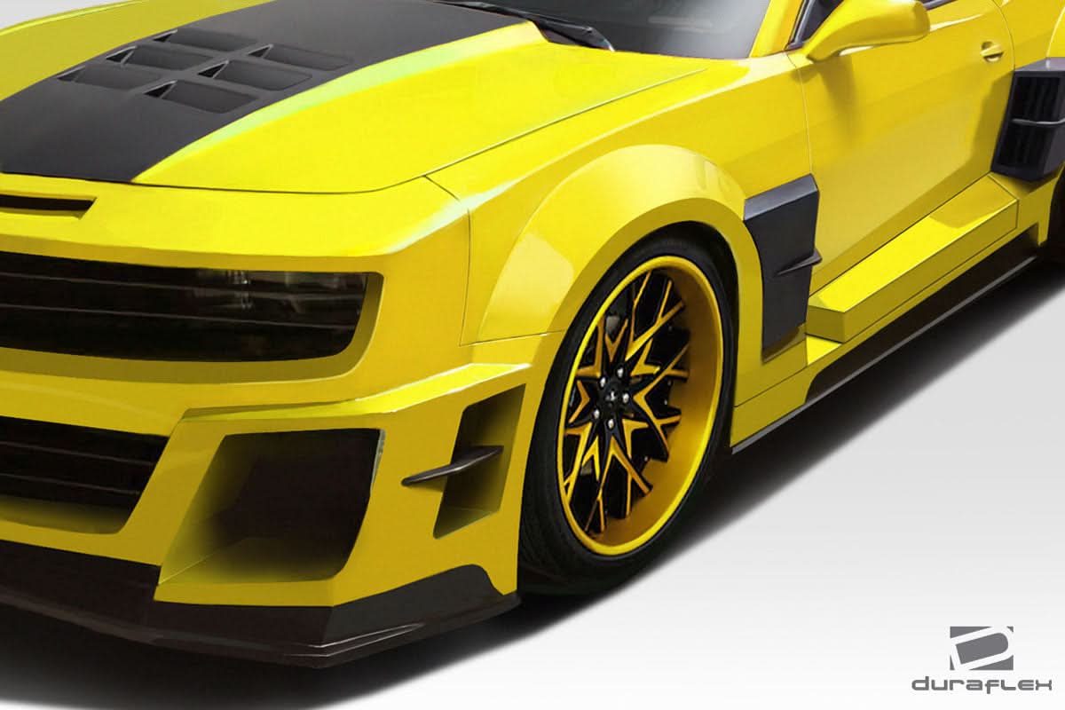 2010-2013 Chevrolet Camaro CCG Wide Body Style Front Fender Flares - FRP